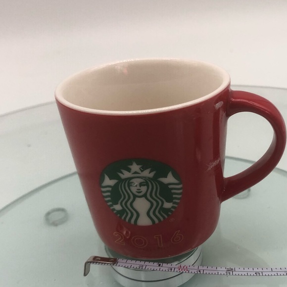 Starbucks Espresso Mug 3 oz Mini Red Siren Logo  2016 - Picture 2 of 4